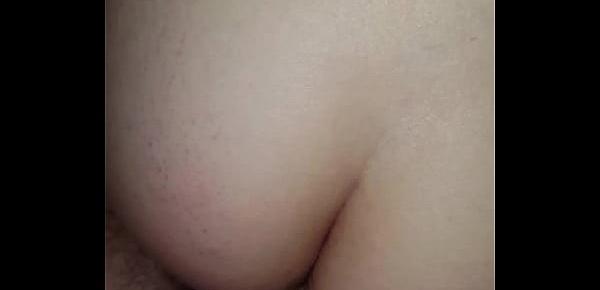  Fucking my beautiful young girlfriend with a 9 inch cock sleeve